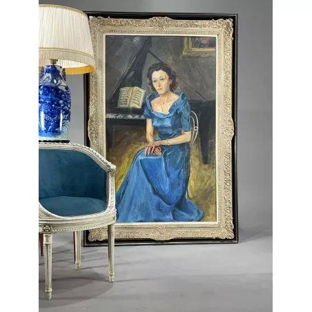 Obraz w ramie Francja około 1930 roku