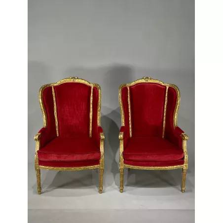 Fotel Berżere w stylu Ludwik XVI Francja