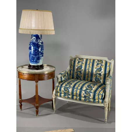 Fotel Berżere, Merisier w stylu Ludwik XVI