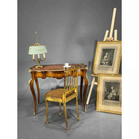 Intarsjowane biurko w stylu Ludwik XVI Francja