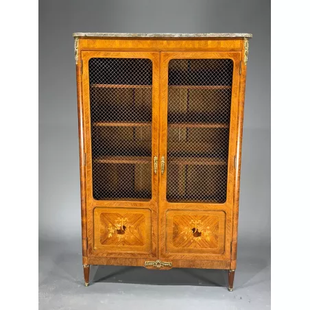 Intarsjowana biblioteczka w stylu Ludwik XVI Francja