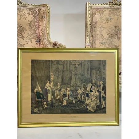 Autentyczna Rycina Gravure Francja